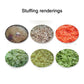 Commercial cabbage roll roller pot vegetable stuffing dumpling bun - CECLE Machine