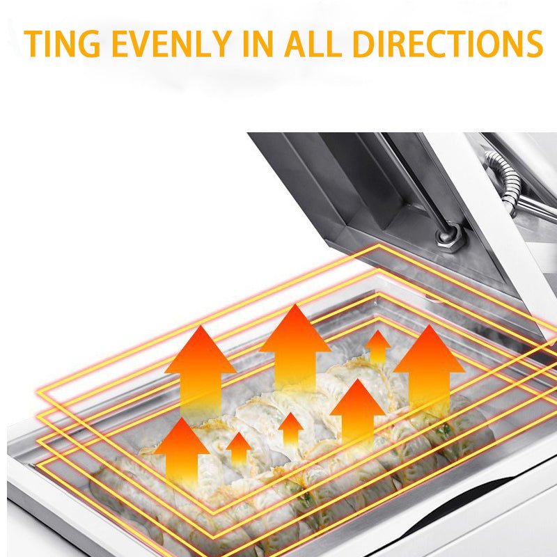 Commercial Electric Heating Desktop Fried Dumpling Machine Automatic Fryer - CECLE Machine