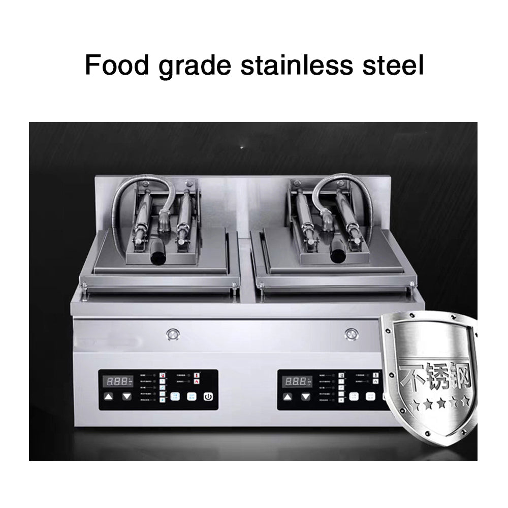 Commercial Electric Heating Desktop Fried Dumpling Machine Automatic Fryer - CECLE Machine