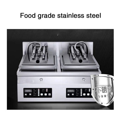 Commercial Electric Heating Desktop Fried Dumpling Machine Automatic Fryer - CECLE Machine