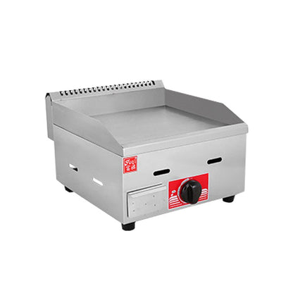 Commercial gas griddle stainless steel iron plate frying burger frying pan gas - CECLE Machine