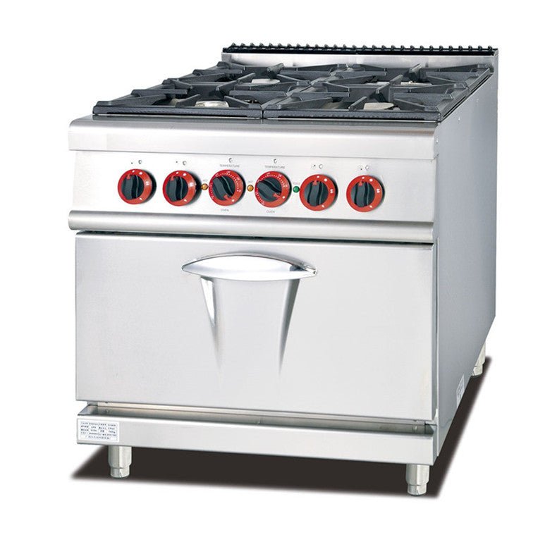 Commercial gas range and multiple burners - CECLE Machine