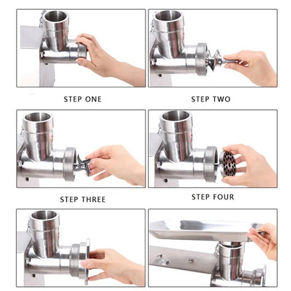 Commercial household high-efficiency ground meat machine electric meat grinder - CECLE Machine