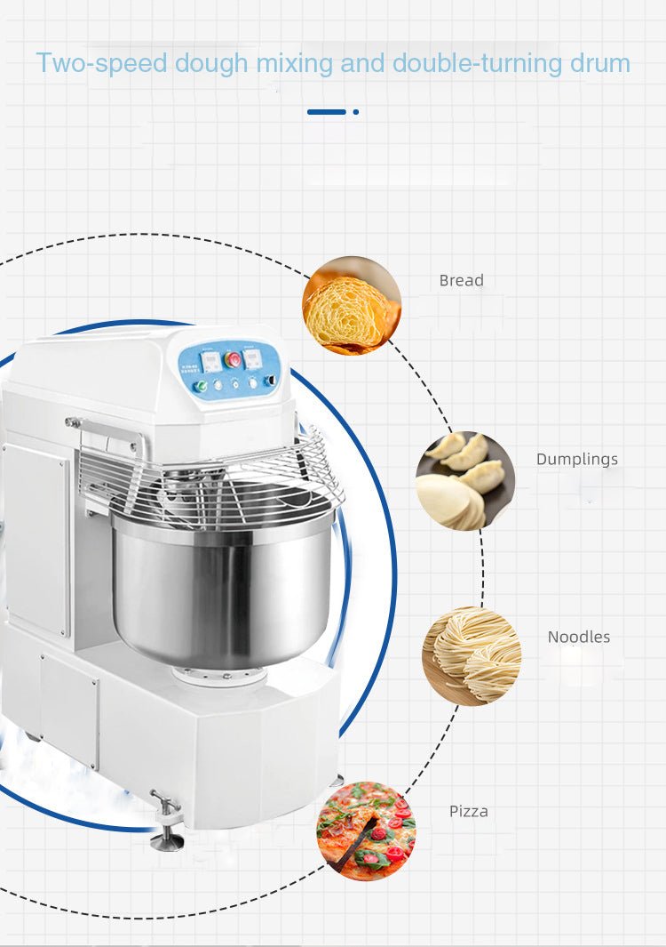 Commercial kneading Spiral Bread Dough Mixer Food Baking Machine - CECLE Machine