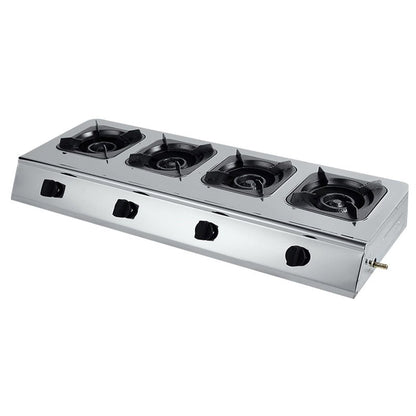 Commercial multiple stainless steel blazing multi-head gas stoves - CECLE Machine