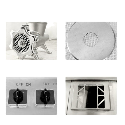 Commercial stainless steel vertical electric meat grinder Multi-function mincing machine - CECLE Machine