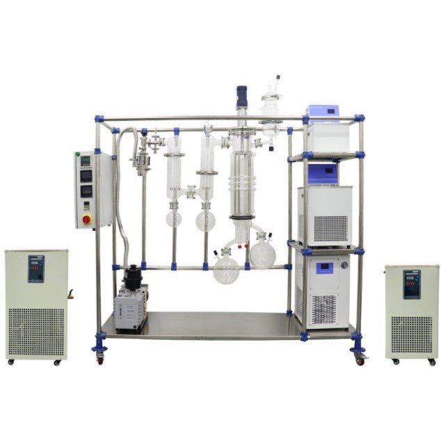 Crude oil separation and extraction glass short path molecular distillation equipment - CECLE Machine