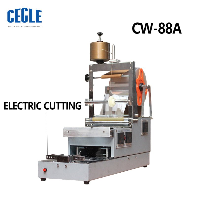 CW-88 Semi automatic cellophane wrapping machine - CECLE Machine