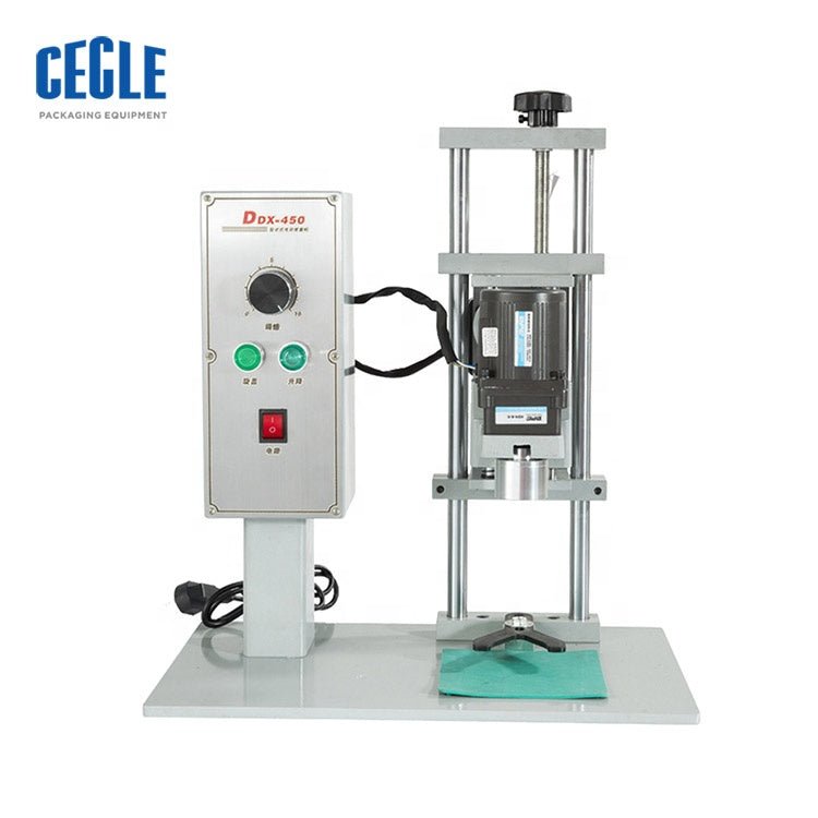 DDX-450 desktop electric capping machine, semi automatic twist off bottle capping machine - CECLE Machine