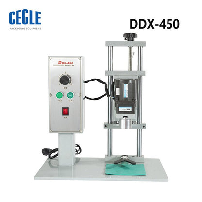 DDX-450 electric desktop capping machine for round caps made of plastic bottle - CECLE Machine