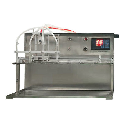 DF4 semi automatic 4 nozzles 20-1000ml spout pouch bag filling machine mold - CECLE Machine