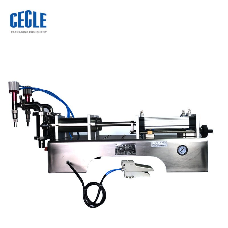 Cecle Machine 2 heads pneumatic alcohol liquid filling machine – CECLE Machine