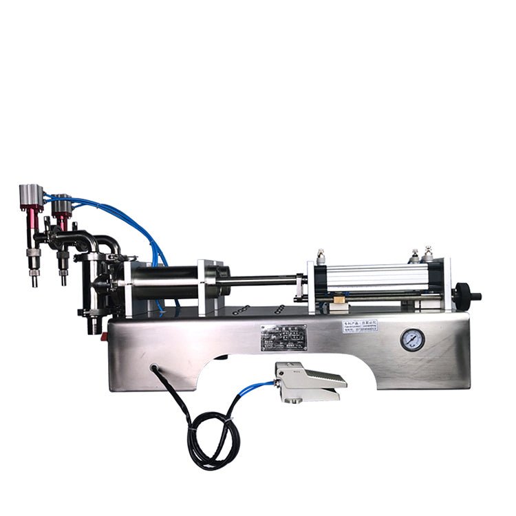 DF6 two heads full pneumatic alcohol liquid and disinfectant filling machine - CECLE Machine
