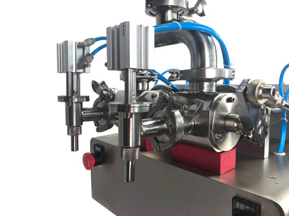 DF6 two heads full pneumatic alcohol liquid and disinfectant filling machine - CECLE Machine