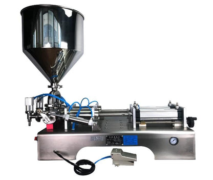 DFF2 electric and pneumatic two heads paste and hand sanitizer gel filling machine - CECLE Machine