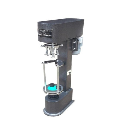 DK-50 Semi automatic Ropp bottle screw capping machine for round metal caps with screw thread - CECLE Machine