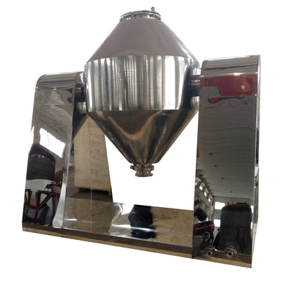 Double cone dry powder mixer with forced mixing, For the pharmaceutical industry, laboratory - CECLE Machine