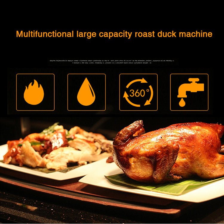Electric Rotary Stainless Grilled Chicken Grill Machine Chinese Equipment Roast Duck Oven Duck Roasting Machine