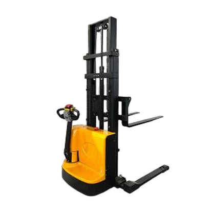 Electric Straddle Stacker,118" High Fully Powered with 4400lbs Cap - CECLE Machine