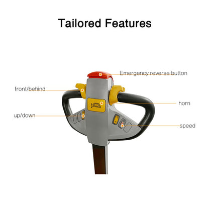 Electric Straddle Stacker,118" High Fully Powered with 4400lbs Cap - CECLE Machine