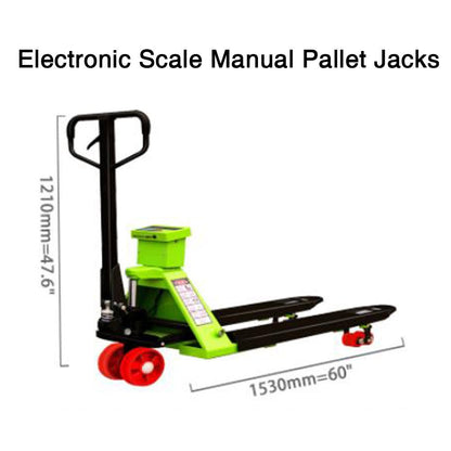 Electronic Scale Manual Pallet Jacks Trolley Hand Pallet Truck - CECLE Machine