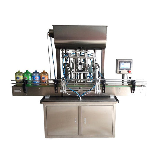 FA4 5-5000ml four heads automatic paste filling machine for shampoo, cream, ketchup and other paste products - CECLE Machine