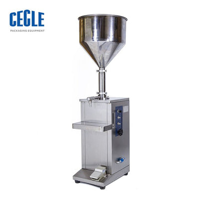 FF4-500 50-500ml Vertical pneumatic Liquid and paste Filling Machine, vertical liquid filling machine - CECLE Machine