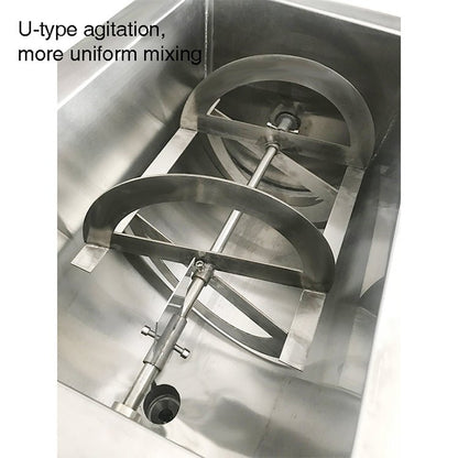 FF6B hotpot seasoning, chili sauce, nut butter, grain paste filling machine, cream bottle filling machine with mixer hopper