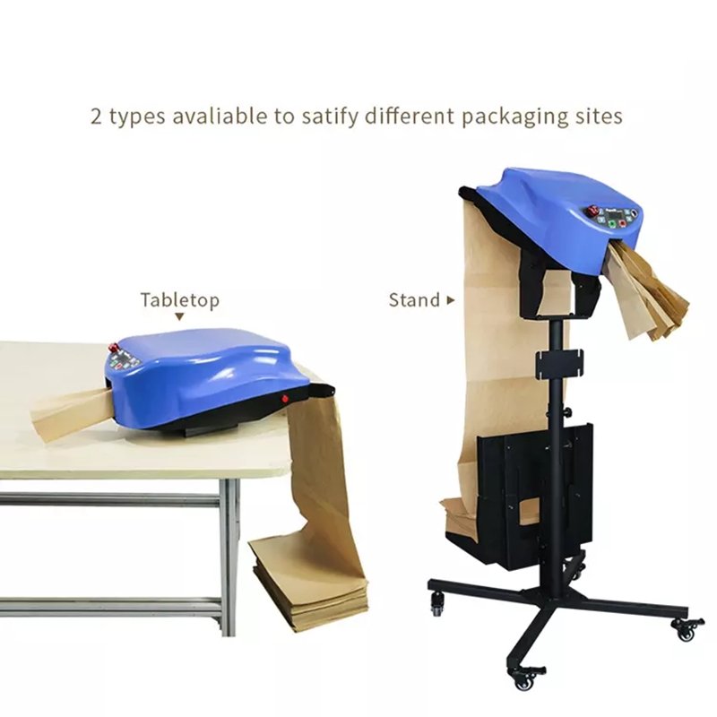 Floor Standing Type Automatic Paper Cushion Machine Kraft Paper Pad Folding Packing Machine - CECLE Machine