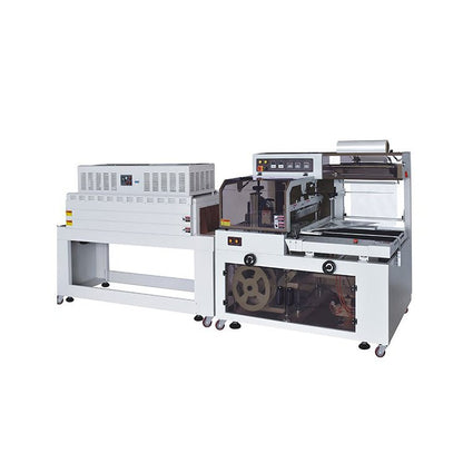 FQS-450+BSE-4522LN Side seal automatic thermal shrink packaging machine, fully automatic rolls shrink wrapping machine