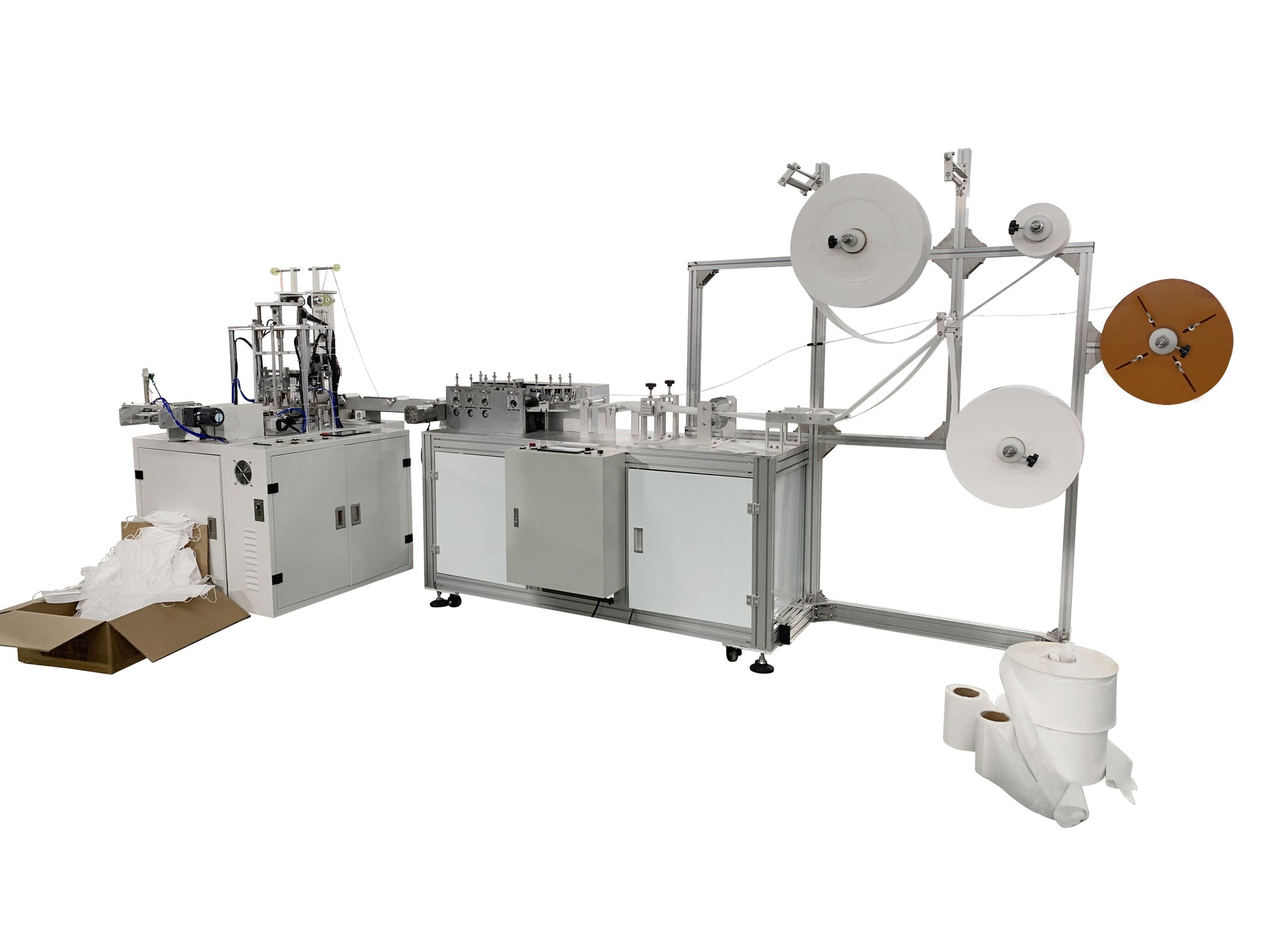 Full automatic disposable face mask making machine, surgical mask manufacturing machine , medical mask manufacturing machine