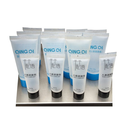 FW-002 semi automatic tube filling and sealing machine for toothpas, facial cleanser, scrubte, plastic tubes - CECLE Machine