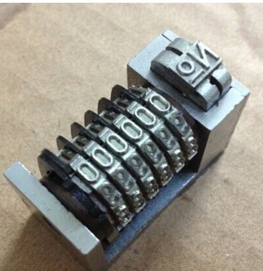 GPS-210 Semi-auto number date coding serial number security seal hot stamping machine - CECLE Machine