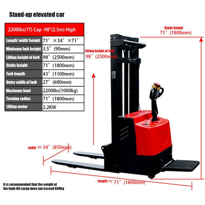 High Fully Powered-Electric Stacker - CECLE Machine