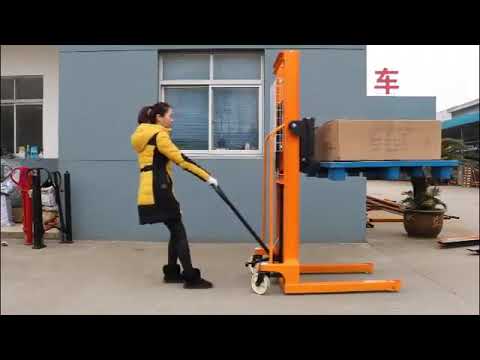 Hydraulic manual stacker forklift