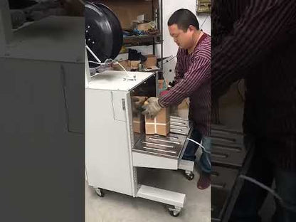 Semi-automatic Side Belt Packer PP Belt Strapping Machine,Box Strapping Machine Banding Machine