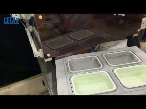 Food tray sealer machine