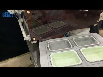 Food tray sealer machine
