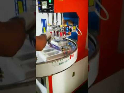 High Frequency Blister Sealing Machine Automatic Rotary Round Table PVC Plastic Welding Machine