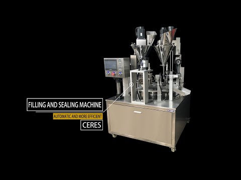 K cup filling machine, Automatic Nespresso/Keurig coffee filling sealing machine, yogurt cup packing machine, hummus filling and sealing machine