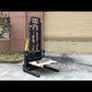 Electric Straddle Stacker,118" High Fully Powered with 4400lbs Cap