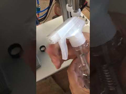 SGJ-70 electric and pneumatic capping machine for dunk mouth shaped caps made of plastic, spray screw capper