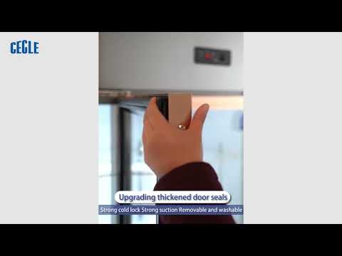 Vertical Beverage Beer Vegetable Display Freezer Glass Door Refrigerator Double Door Three Door Style Choice