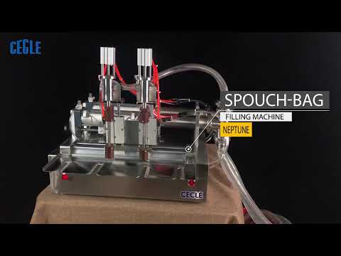 DF8 10-5000ML semi automatic spout pouch filling machine, semi automatic filling machine for spout pouch bag/ stand up pouch bag