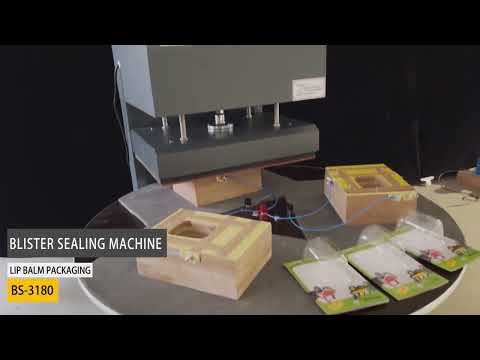Blister Card Sealing Machine Semi-Automatic Blister Packaging Packing Machine With Rotating Table