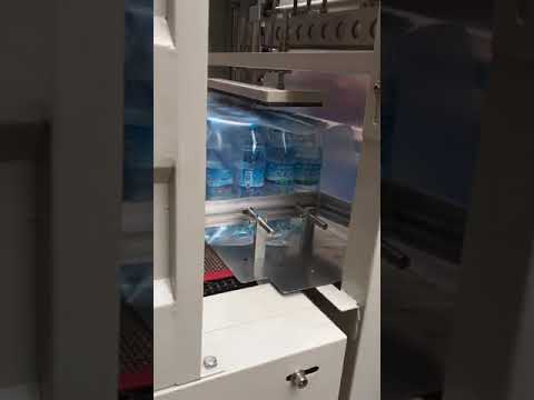 Automatic mineral water PET bottle shrink wrapping machine, shrinking packaging machine for bottles/cans/jars