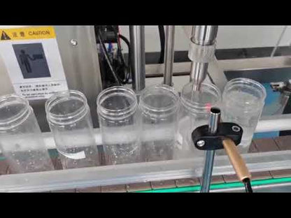 Automatic desktop bottle filling machine for paste, tomato, cream, cosmetic products