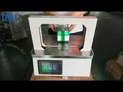 Automatic OPP Belting Machine Vegetable Food Carton Packaging Machine Small Strapping Machine