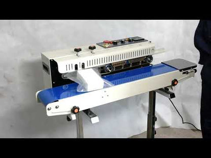 Continuous Band Sealer FR-1000 Horizontal Ink wheel Band Sealer Machine ,Band Sealing Machine For Plastic Bag