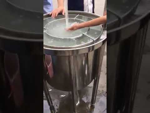 Commercial automatic ultrasonic rice corn soybean mung bean washer machine
